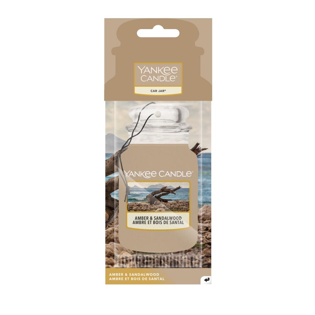 Yankee Candle Amber & Sandalwood Car Jar Air Freshener £2.39